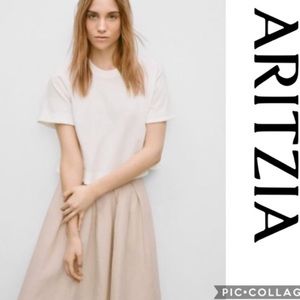 Wilfred With Linen Narrateur pleated Midi Skirt